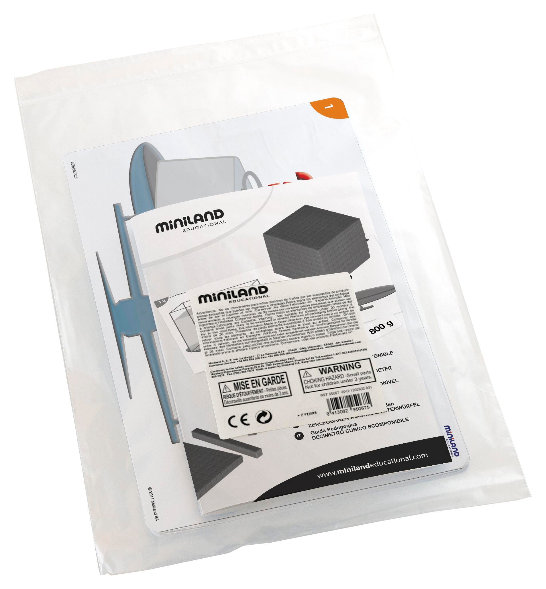 Miniland Cubic Decimeter Activity Pack 1567391